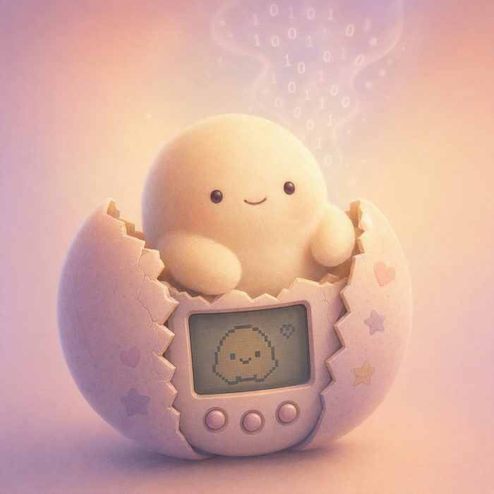 Cover art for A Tamagotchi for Grown-Ups
